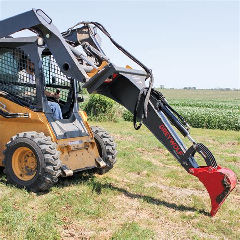 backhoe skidsteer|skid loader backhoe attachment.